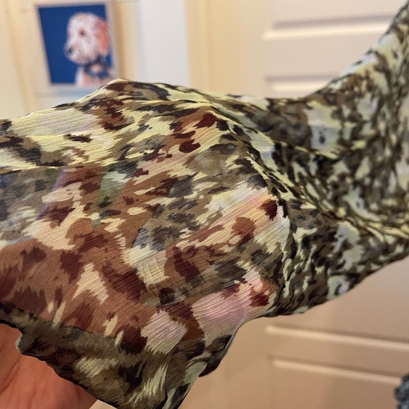 Chiffon Animal Print Dress - Picture 3 of 9